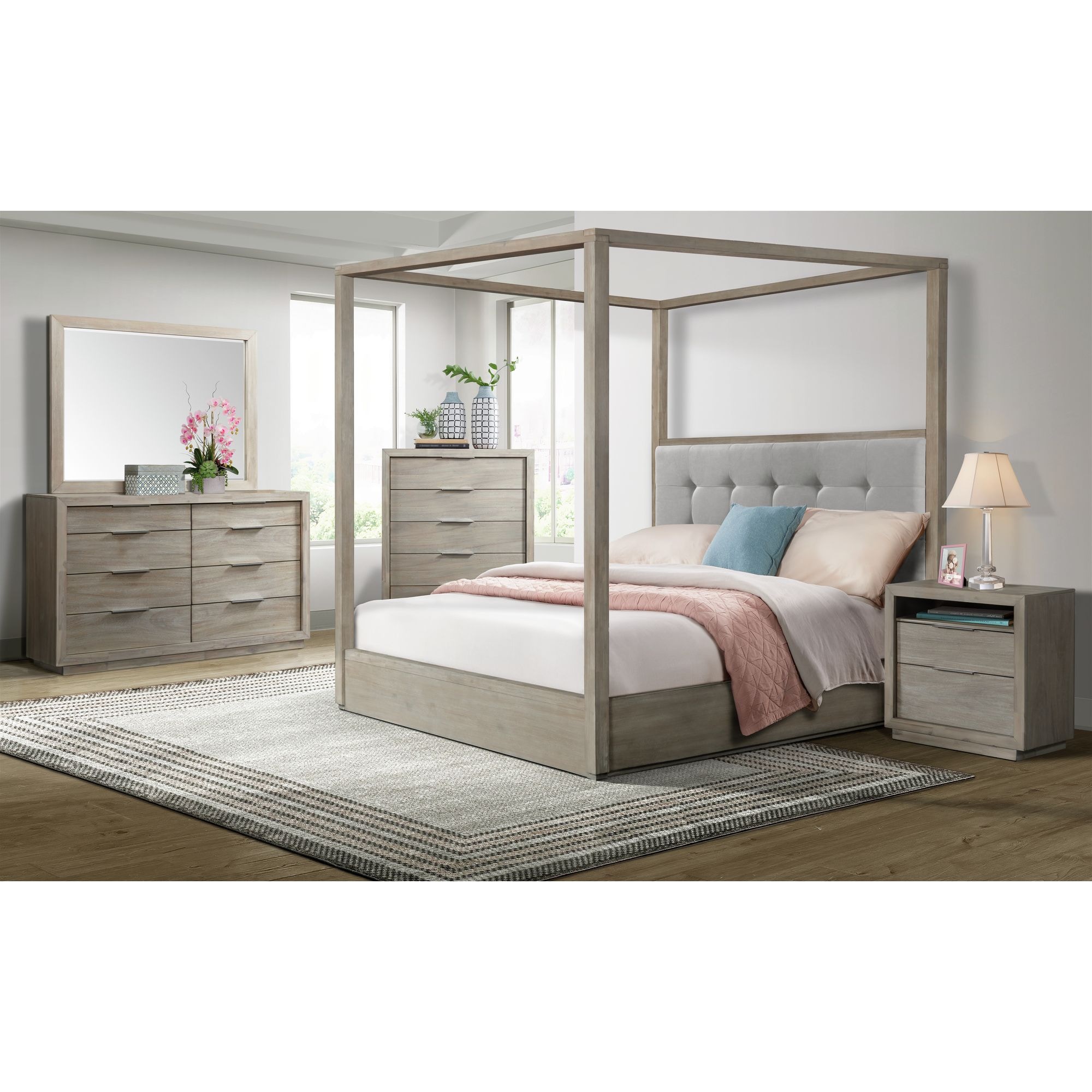 Elements International Bedroom Arcadia Bedroom Set Woodstock